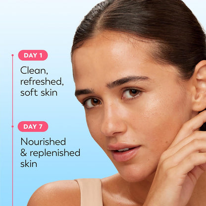 Daily Facials, Daily Clean Makeup Removing Facial Cleansing Wipes, 5-In-1 Water Activated Cloths, Exfoliates, Tones and Hydrates Skin, 66 Count